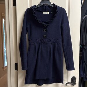 Anthropologie Charlie and Robin wool coat small